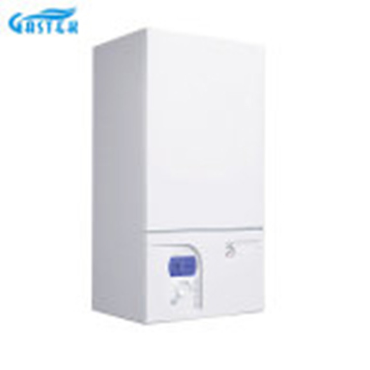 Kompaktowy kocioł gazowy na gaz ziemny o mocy 20 kW, 24 kW i 26 kW, o niskiej zawartości azotu, montowany na ścianie