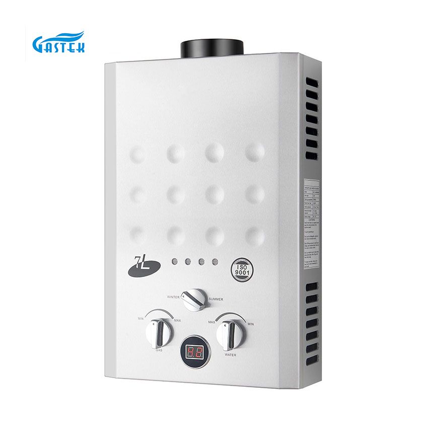 Prysznic typu spalinowego LPG Naturalny natychmiastowy podgrzewacz wody na gaz instalowany w łazience